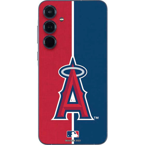 MLB Los Angeles Angels Split Galaxy A55 5G Skin