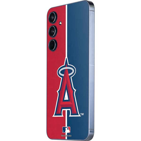 MLB Los Angeles Angels Split Galaxy A55 5G Skin