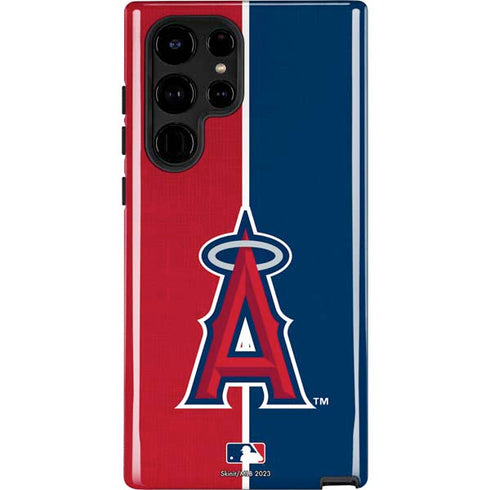 MLB Los Angeles Angels Split Galaxy S25 Ultra Impact Case