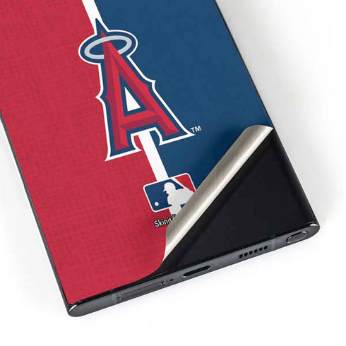 MLB Los Angeles Angels Split Galaxy S25 Ultra Skin