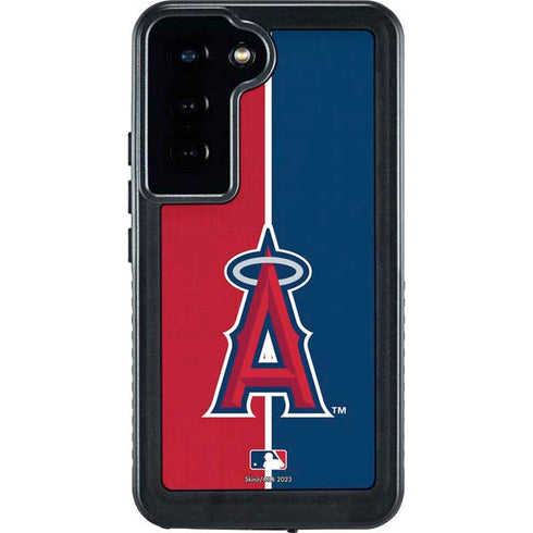 MLB Los Angeles Angels Split Galaxy S24 Waterproof Case