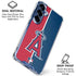 MLB Los Angeles Angels Split Galaxy S25 Plus Clear Case