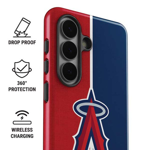 MLB Los Angeles Angels Split Galaxy S26 Impact Case