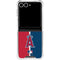 MLB Los Angeles Angels Split Galaxy Z Flip7 Clear Case
