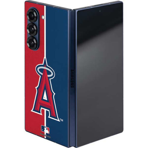 MLB Los Angeles Angels Split Galaxy Z Fold6 Skin