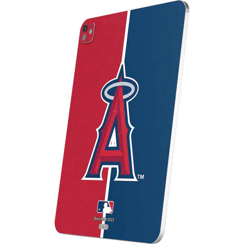MLB Los Angeles Angels Split iPad Pro 13in M4 (2024) Skin