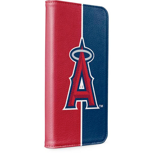 MLB Los Angeles Angels Split iPhone 15 Folio Case