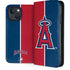 MLB Los Angeles Angels Split iPhone 15 Plus Folio Case