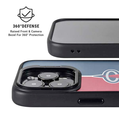 MLB Los Angeles Angels Split iPhone 15 Pro Kickstand Case