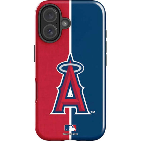 MLB Los Angeles Angels Split iPhone 16 Plus Impact Case