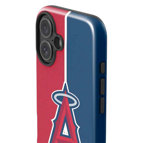 MLB Los Angeles Angels Split iPhone 16 Plus Impact Case