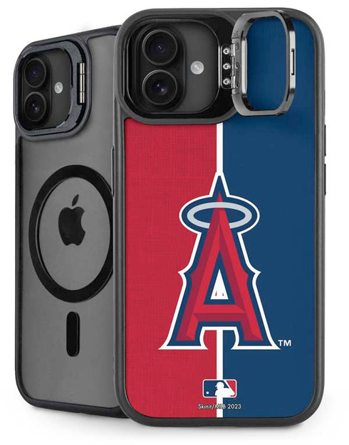 MLB Los Angeles Angels Split iPhone 16 Plus Kickstand Case