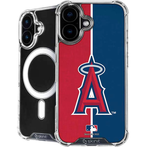 MLB Los Angeles Angels Split iPhone 16 Plus MagSafe Case