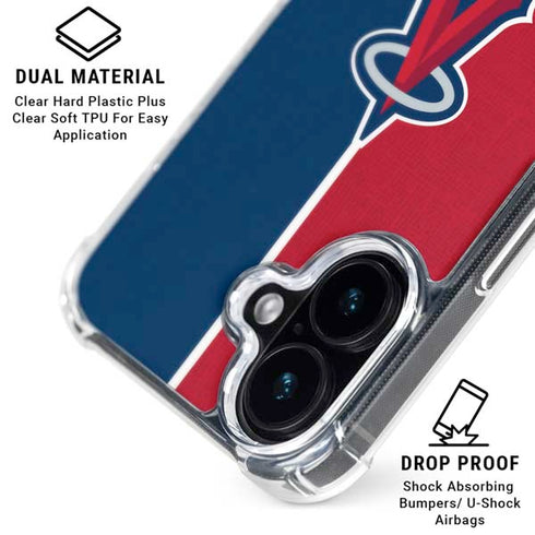 MLB Los Angeles Angels Split iPhone 16 Plus MagSafe Case