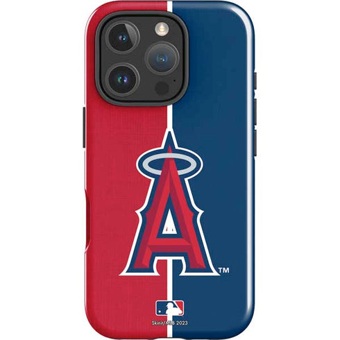 MLB Los Angeles Angels Split iPhone 16 Pro Impact Case