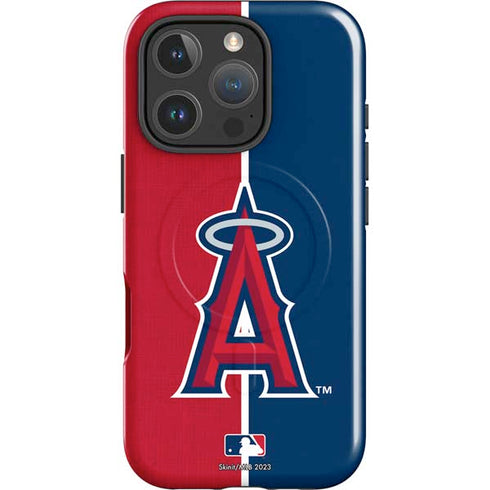 MLB Los Angeles Angels Split iPhone 16 Pro Max Magsafe Impact Case