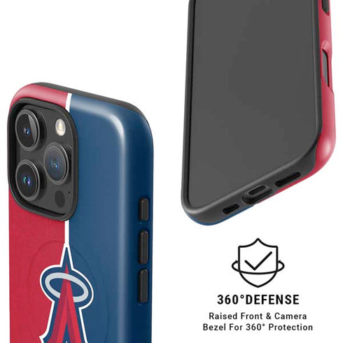 MLB Los Angeles Angels Split iPhone 16 Pro Max Magsafe Impact Case