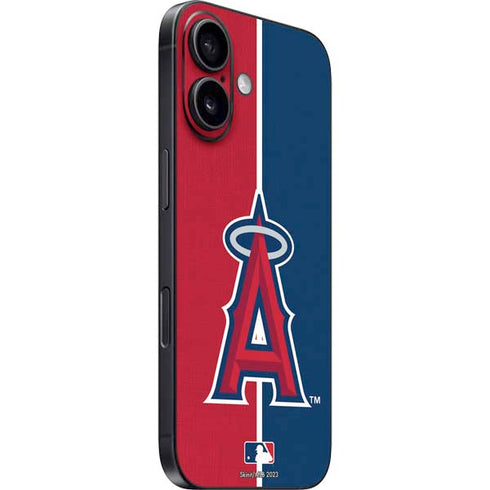 MLB Los Angeles Angels Split iPhone 16 Skin