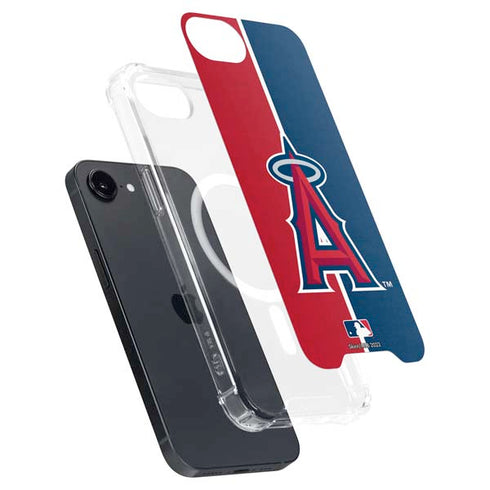 MLB Los Angeles Angels Split iPhone 16e MagSafe Case