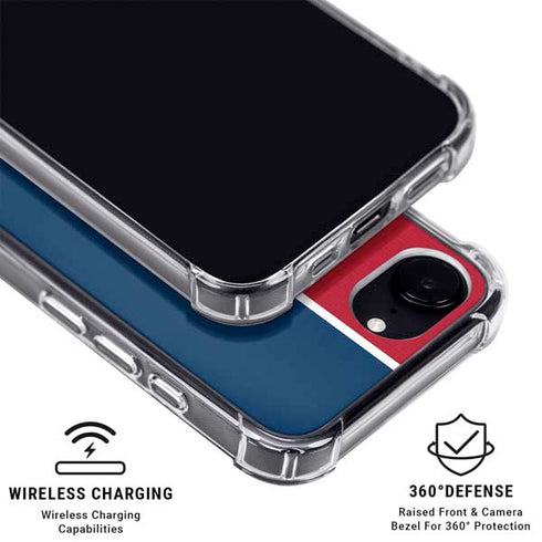 MLB Los Angeles Angels Split iPhone 16e MagSafe Case