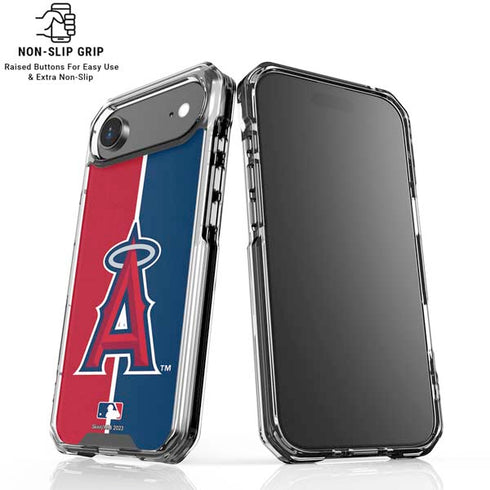MLB Los Angeles Angels Split iPhone 17 Air Clear Case