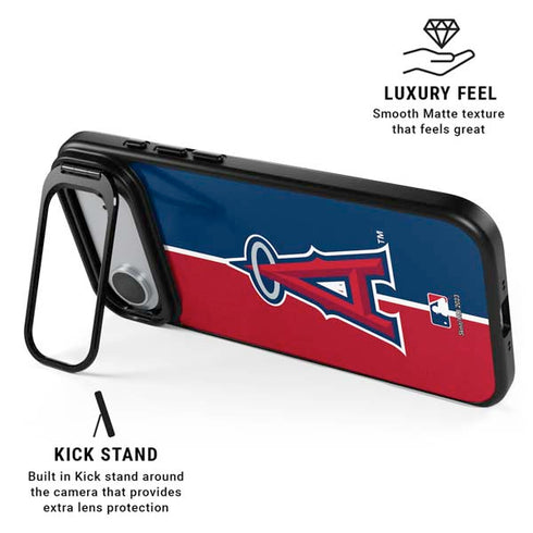 MLB Los Angeles Angels Split iPhone 17 Air Kickstand Case