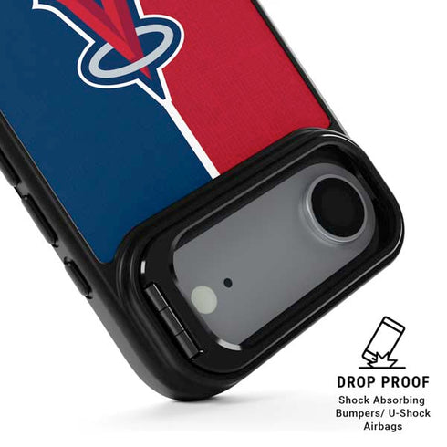 MLB Los Angeles Angels Split iPhone 17 Air Kickstand Case