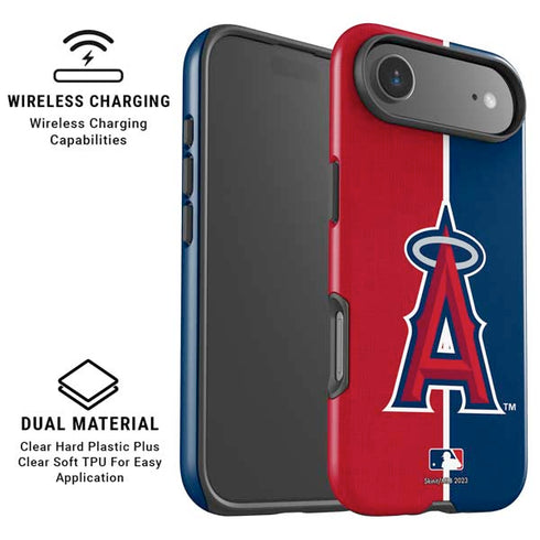 MLB Los Angeles Angels Split iPhone 17 Air Magsafe Impact Case