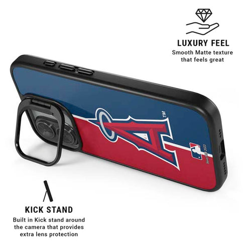 MLB Los Angeles Angels Split iPhone 17 Kickstand Case