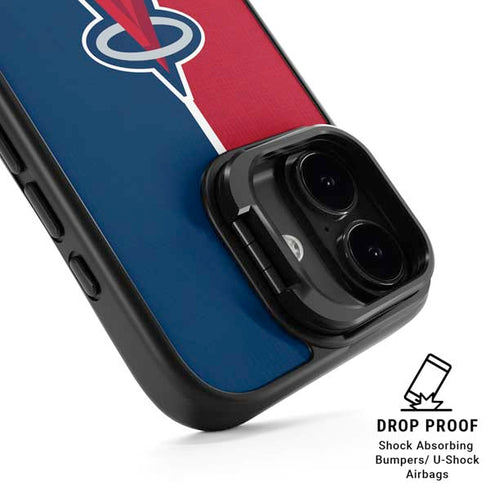 MLB Los Angeles Angels Split iPhone 17 Kickstand Case