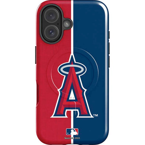 MLB Los Angeles Angels Split iPhone 17 Magsafe Impact Case