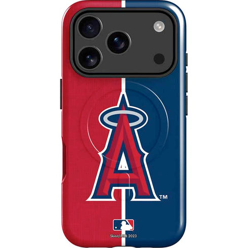 MLB Los Angeles Angels Split iPhone 17 Pro Magsafe Impact Case