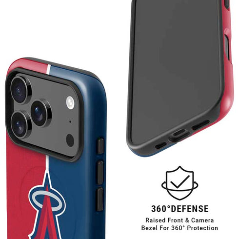 MLB Los Angeles Angels Split iPhone 17 Pro Magsafe Impact Case
