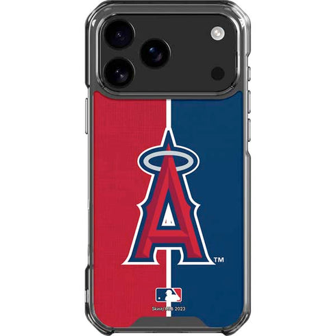 MLB Los Angeles Angels Split iPhone 18 Pro Max Clear Case
