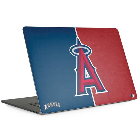 MLB Los Angeles Angels Split MacBook Skins