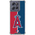 MLB Los Angeles Angels Split Moto G Play 5G (2025) Clear Case