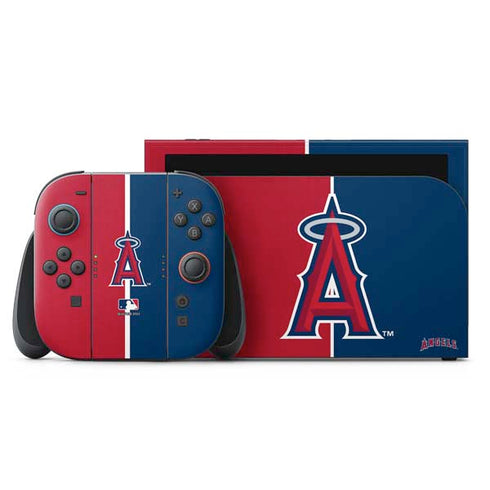 MLB Los Angeles Angels Split Nintendo Skins
