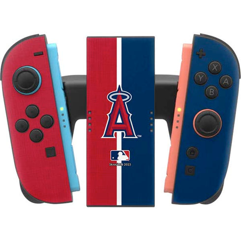 MLB Los Angeles Angels Split Nintendo Switch 2 (2025) Joy-Con Controller Skin