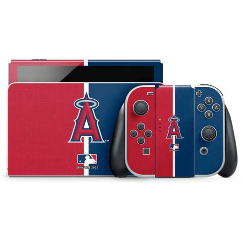 MLB Los Angeles Angels Split Nintendo Skins