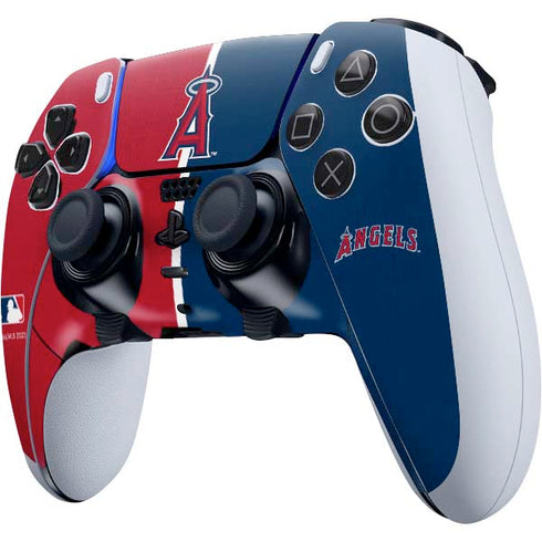 MLB Los Angeles Angels Split PS5 DualSense Edge Pro Controller Skin