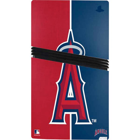 MLB Los Angeles Angels Split PS5 Pro Console Skin