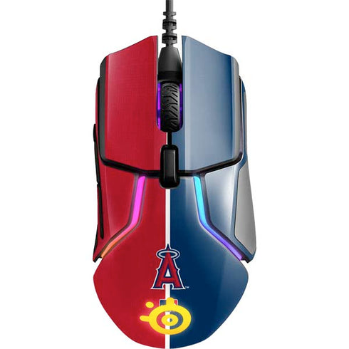 MLB Los Angeles Angels Split SteelSeries Rival 600 Gaming Mouse Skin