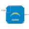 NFL Los Angeles Chargers - Alternate Distressed 85W Power Adapter (15 and 17 inch MacBook Pro Charger) Skin