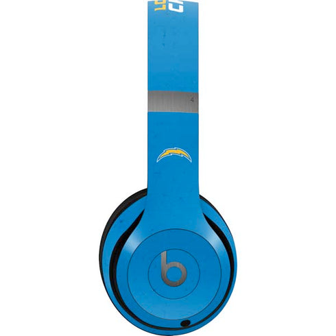 NFL Los Angeles Chargers - Alternate Distressed Beats Solo 4 Wireless Headphones Skin