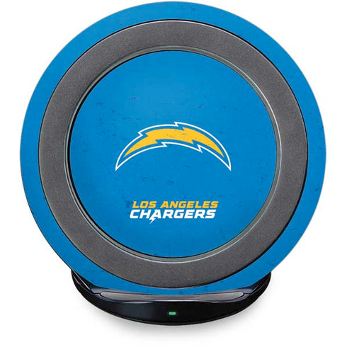 NFL Los Angeles Chargers - Alternate Distressed Fast Charge Wireless Charging Stand Skin