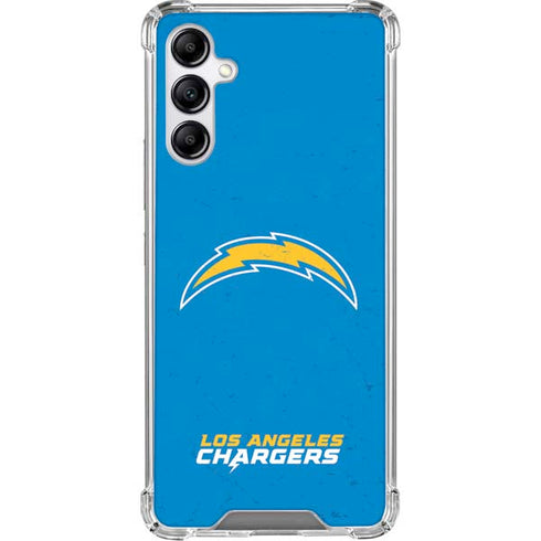 NFL Los Angeles Chargers - Alternate Distressed Gabb Phone 4 Clear Case