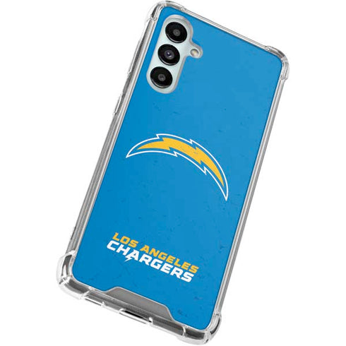 NFL Los Angeles Chargers - Alternate Distressed Galaxy A16 5G Clear Case