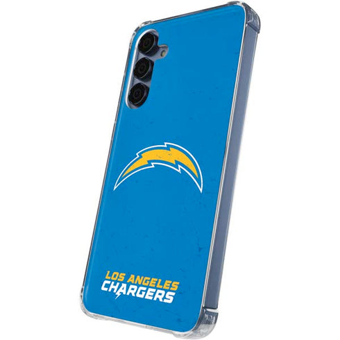 NFL Los Angeles Chargers - Alternate Distressed Galaxy A35 5G Clear Case