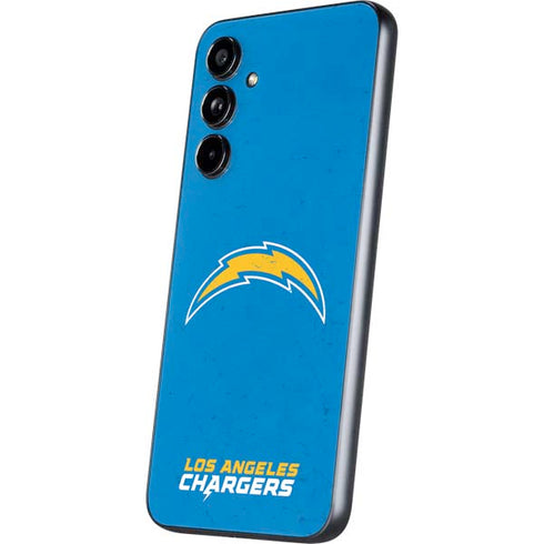 NFL Los Angeles Chargers - Alternate Distressed Galaxy A54 5G Skin