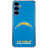 NFL Los Angeles Chargers - Alternate Distressed Galaxy A55 5G Clear Case